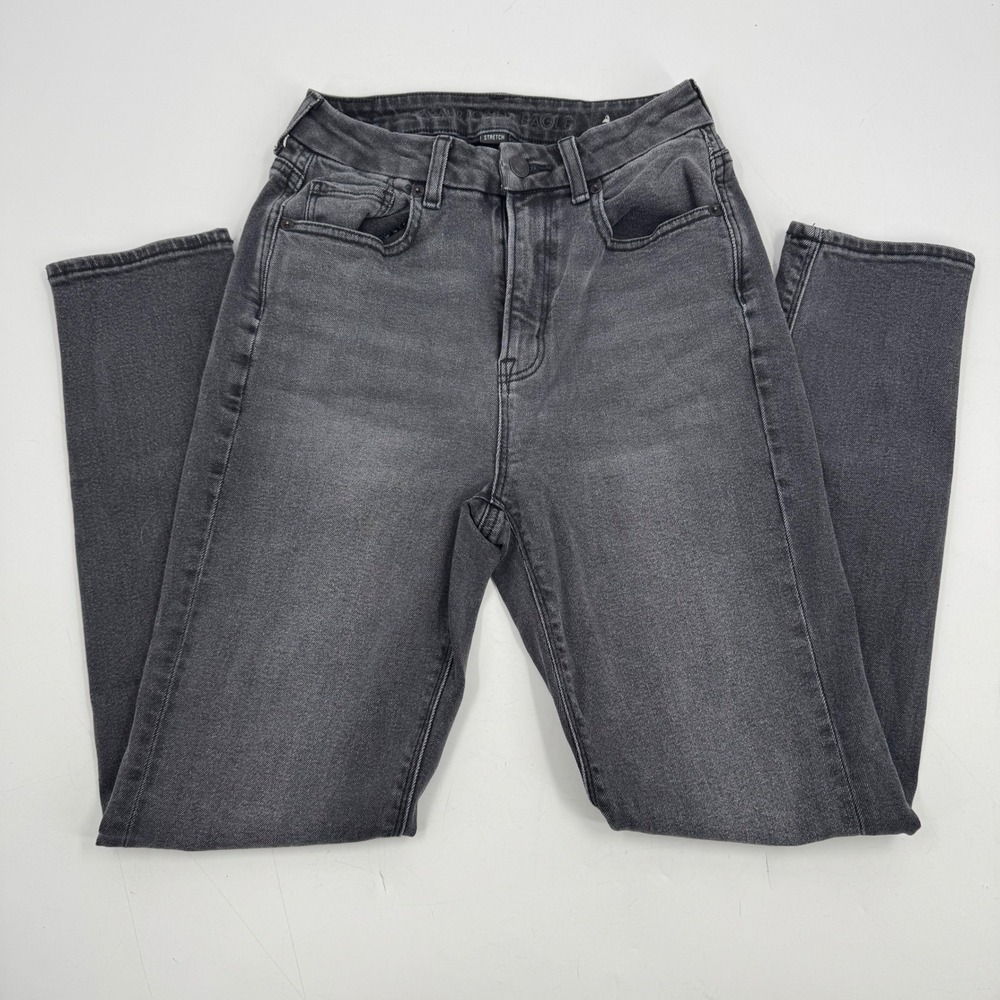 American Eagle Outfitters Curvy Mom Jean Charcoal Gray Stretch Women's Size 00